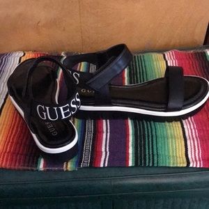 guess sandals never worn